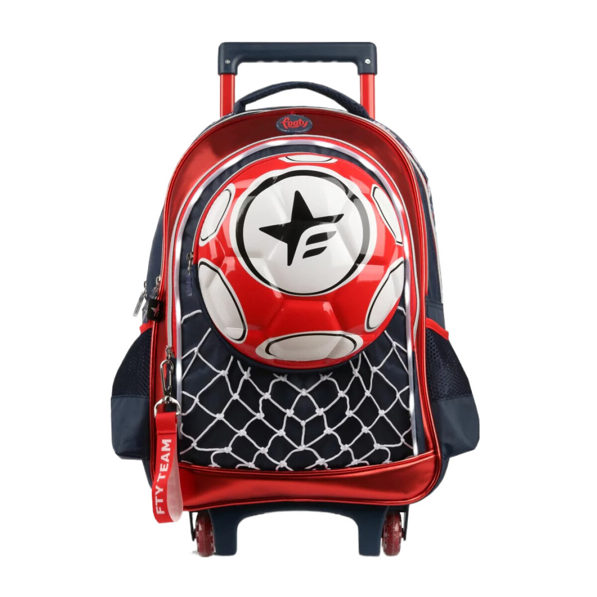 Mochila Footy CARRO Futbol Red con Luz Led - Azul - Rojo 