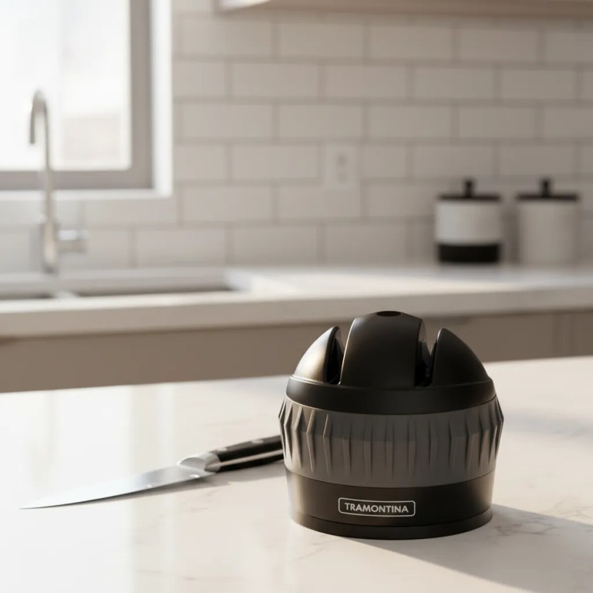Afilador De Cuchillos con Ventosa - 24038/000 - TRAMONTINA 