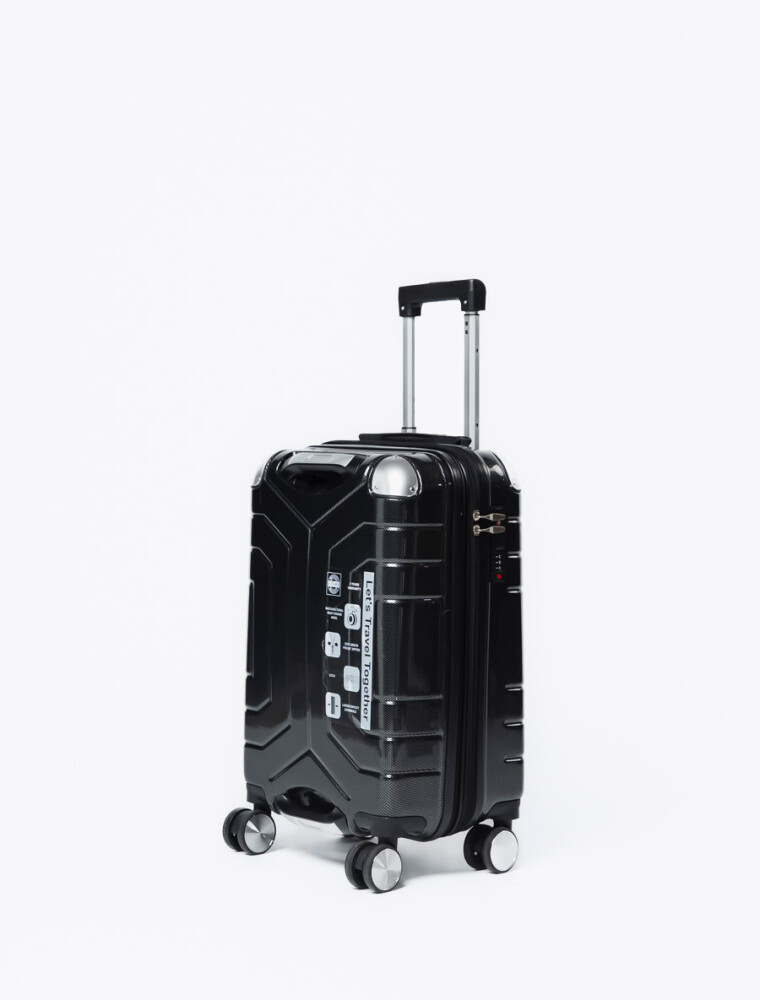Valija Nomade Silver 20 Pulgadas Negro