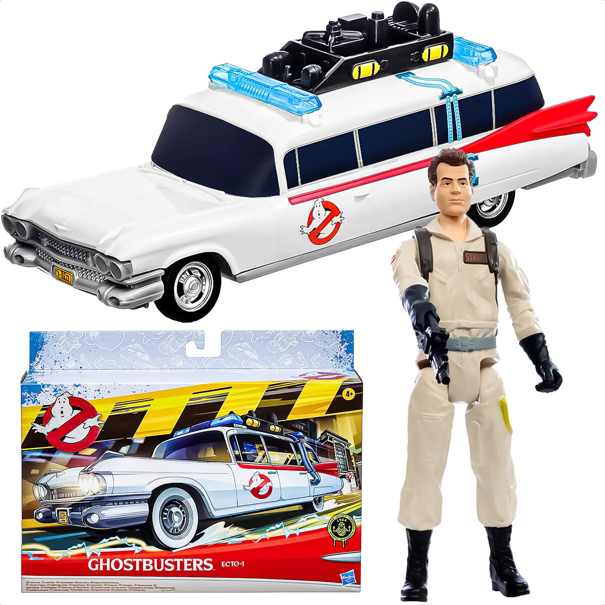 Cazafantasmas Figuras 30cm Hasbro Muñeco Ghostbusters - Ray Stantz + Auto 