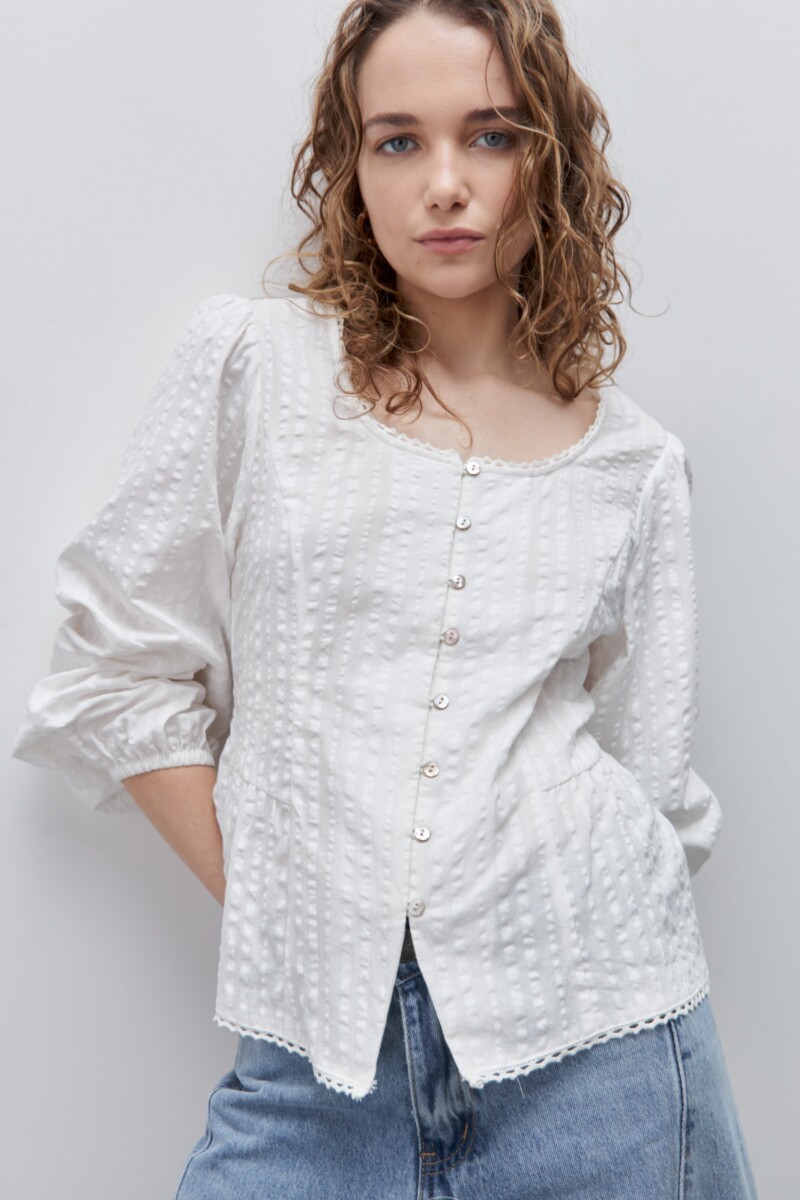 CAMISA MILS Blanco