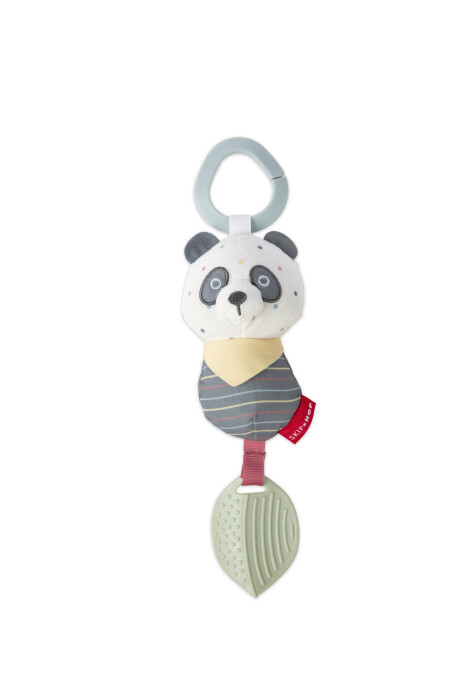 Sonajero y mordillo multisensorial, diseño panda Sin color