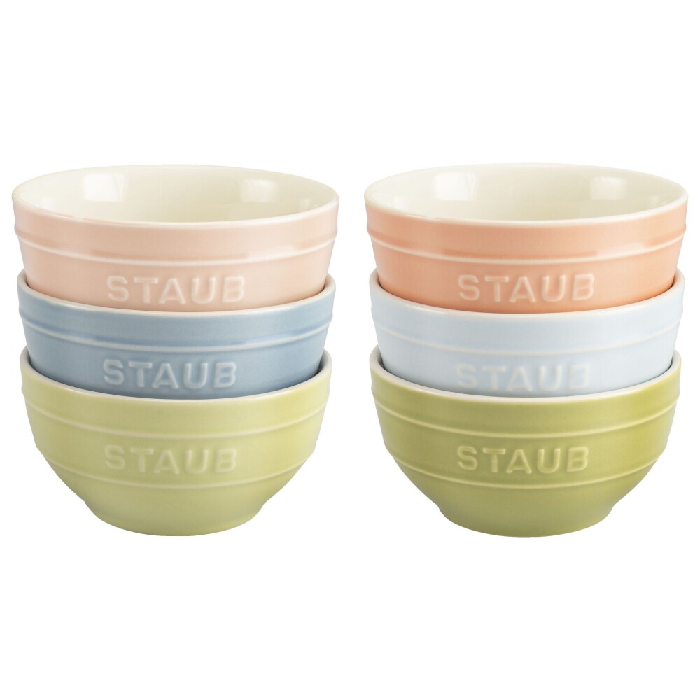 STAUB BOWL SET 6 PZ COLORES MIXTOS STAUB BOWL SET 6 PZ COLORES MIXTOS