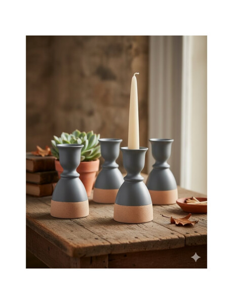 CANDELABRO BOCEL D6.5x12CM CERAMICA CANDELABRO BOCEL D6.5x12CM CERAMICA