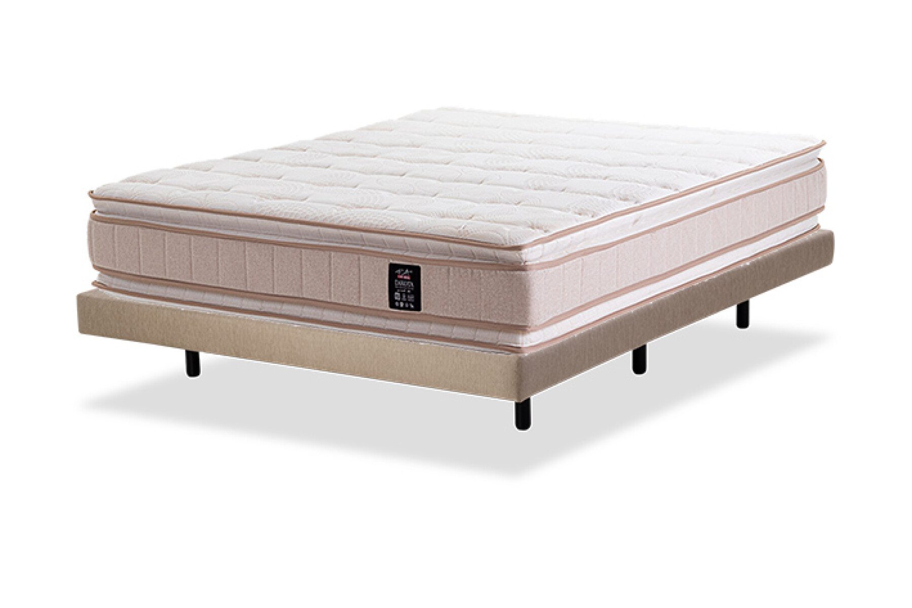 Conjunto Colchón Dakota + Sommier Float 2 plazas 138x188 x 32 