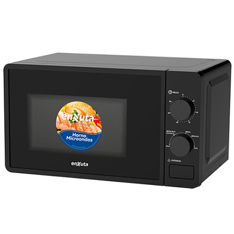 MICROONDAS ENXUTA MOENX0320MNG- 20L Negro Manual N/A