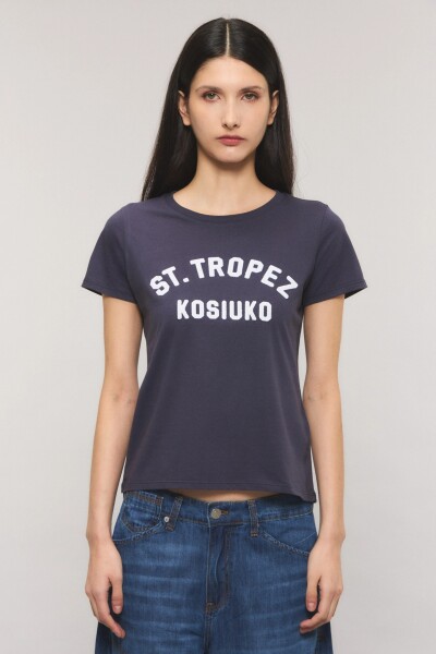 REMERA ST TROPEZ Azul
