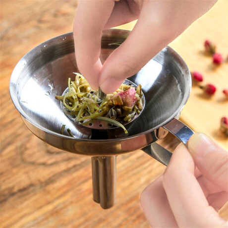 Embudo c/filtro movil inox 100mm Lacor Embudo c/filtro movil inox 100mm Lacor