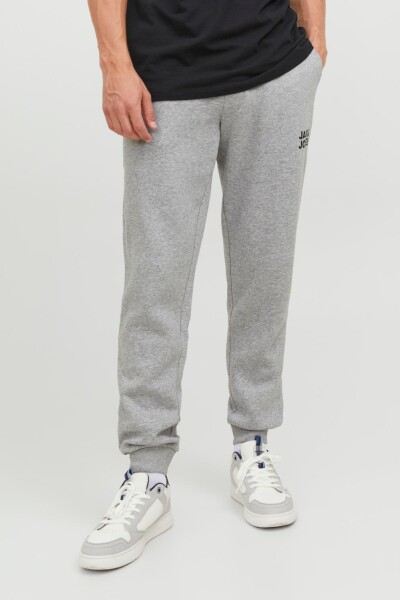 Pantalón Gordon Jogger Logo Discreto Light Grey Melange