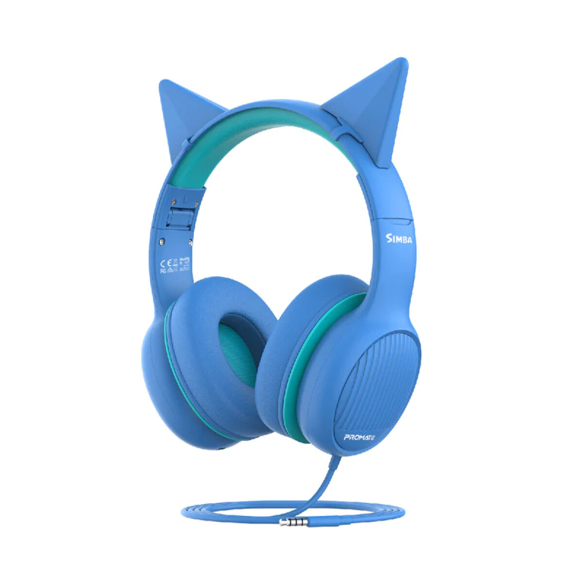PROMATE SIMBA.AQA HEADPHONES P/NIÑOS AZUL/VERDE - Promate Simba.aqa Headphones P/niños Azul/verde 