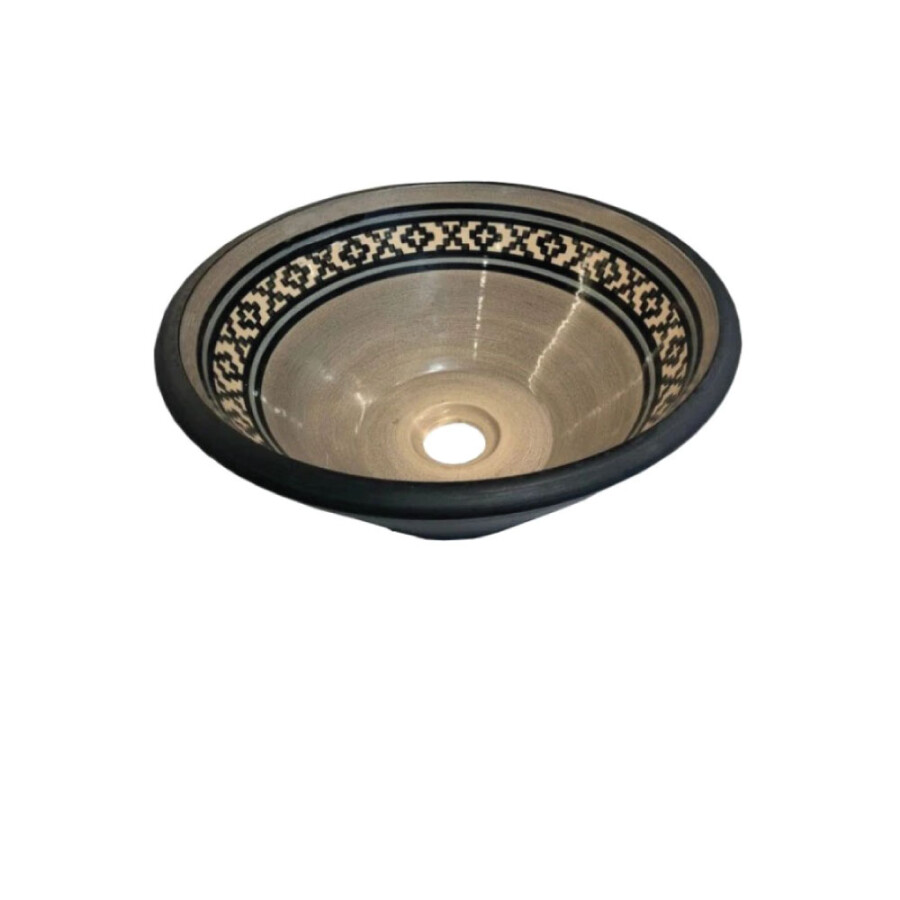 Bacha de Apoyo Conica Pampa Negro Bacha de Apoyo Conica Pampa Negro