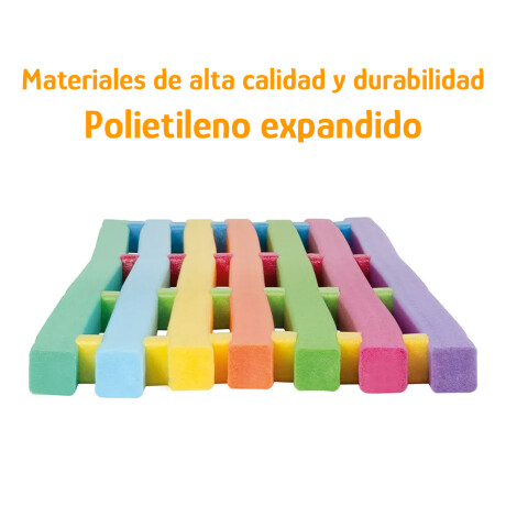 Colchón Flotador Mor Multicolor Relax Piscina Playa Max90kg Multicolor