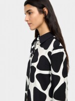 Camisa Estampada Efecto Arrugado multicolor