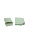 Pack x 20 unid - caja 13 eco tipo caja fosforo 10x14x3 cm. VERDE AGUA
