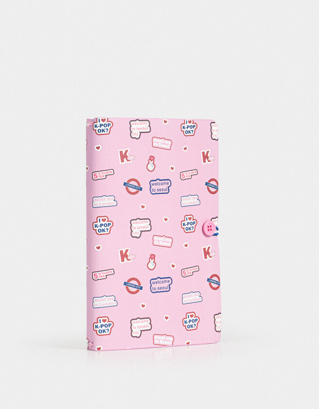 Anotadores Cuadernos y Memos PU Set De Libretas "k Pop" - Combinacion Multicolor