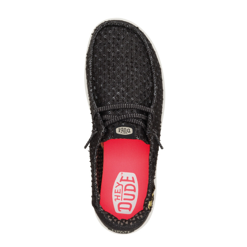 Wendy Rise Perf Canvas - Mujer Black