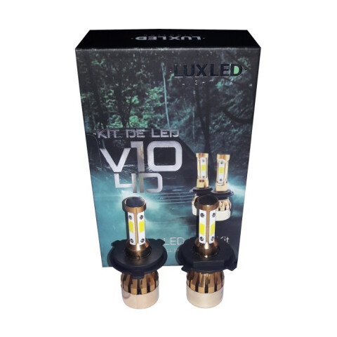 KIT LED H4 V10 4 CARAS 56.000LM - 6500K Kit Led H4 V10 4 Caras 56.000lm - 6500k