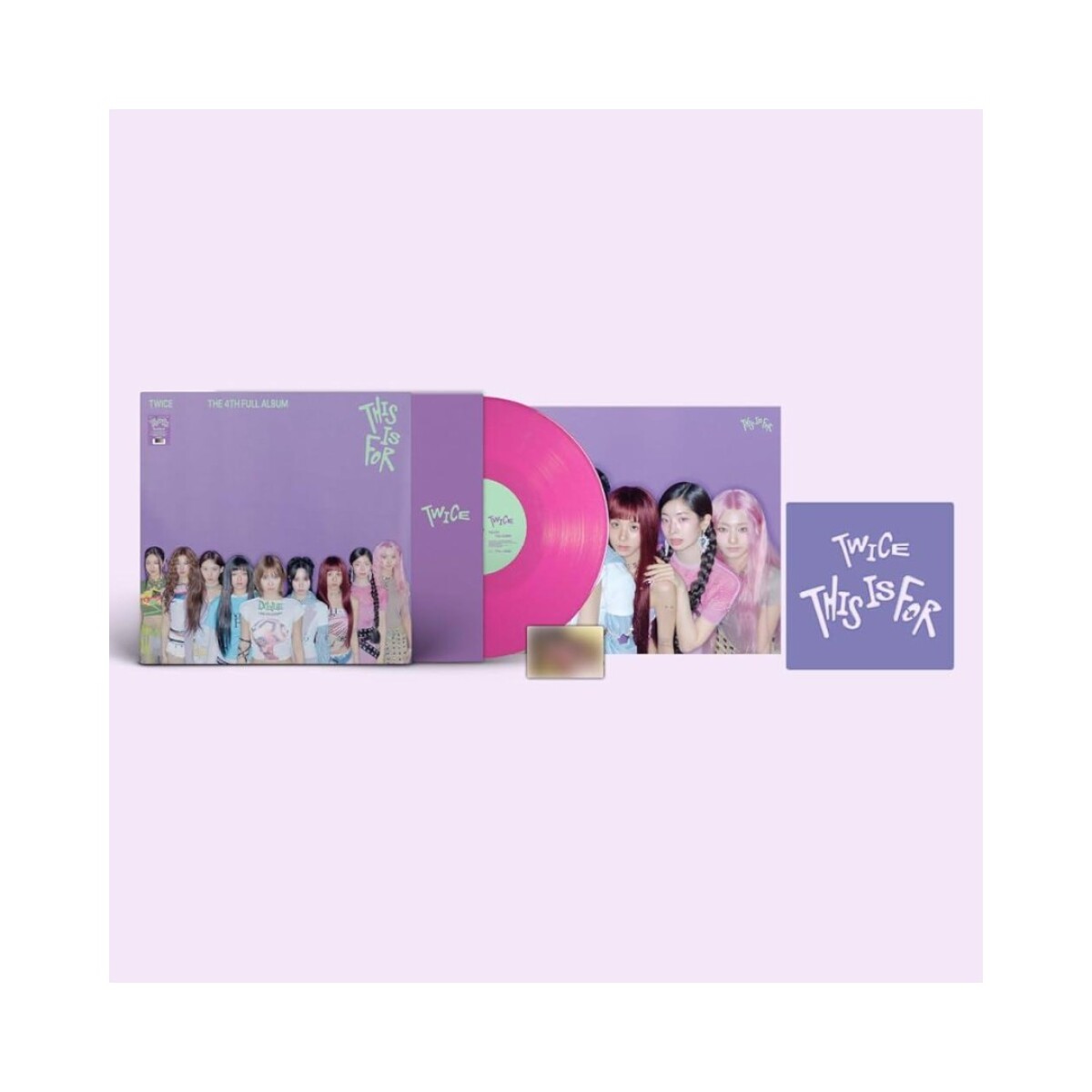 Twice / This Is For [dragonfruit Glitter Vinyl] - Vinilo 