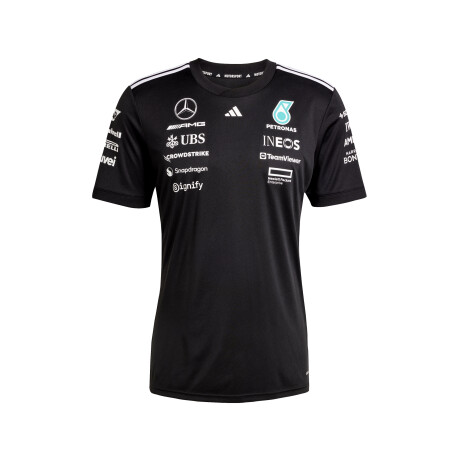 adidas CAMISETA DE PILOTO MERCEDES Black & White