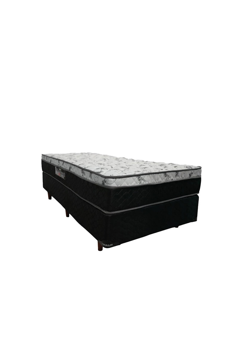 SOL COLCHON DE RESORTES 1 PLAZA SOL 088X188X25CM NEGRO