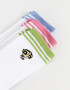 Accesorios Textiles Licencias Set De Medias "chicas Superpoderosas" - Combinacion Multicolor