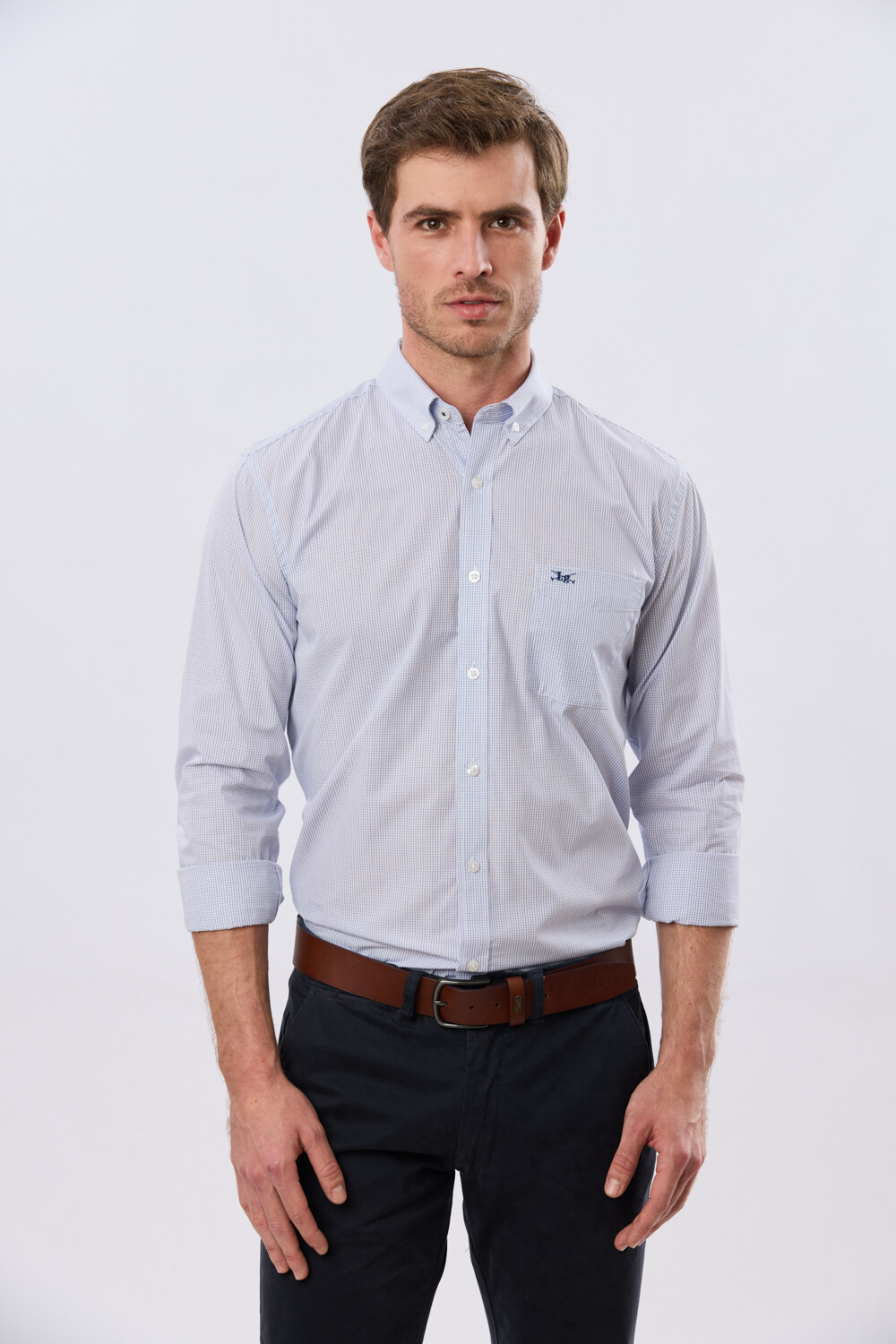 CAMISA CUADROS Azul