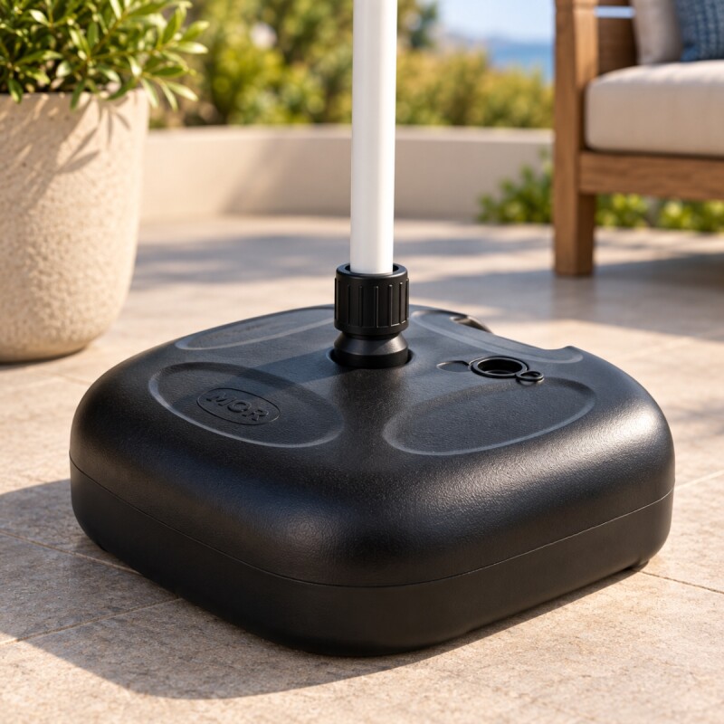 Base para sombrilla 42.5 x 43 x 14.5cm NEGRO