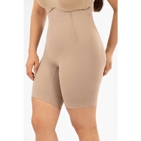 Faja ciclista de cintura alta Beige