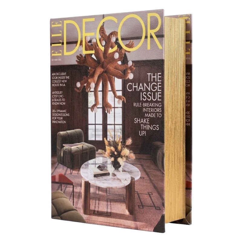 CAJA LIBRO ELLE DECOR GDE Unica