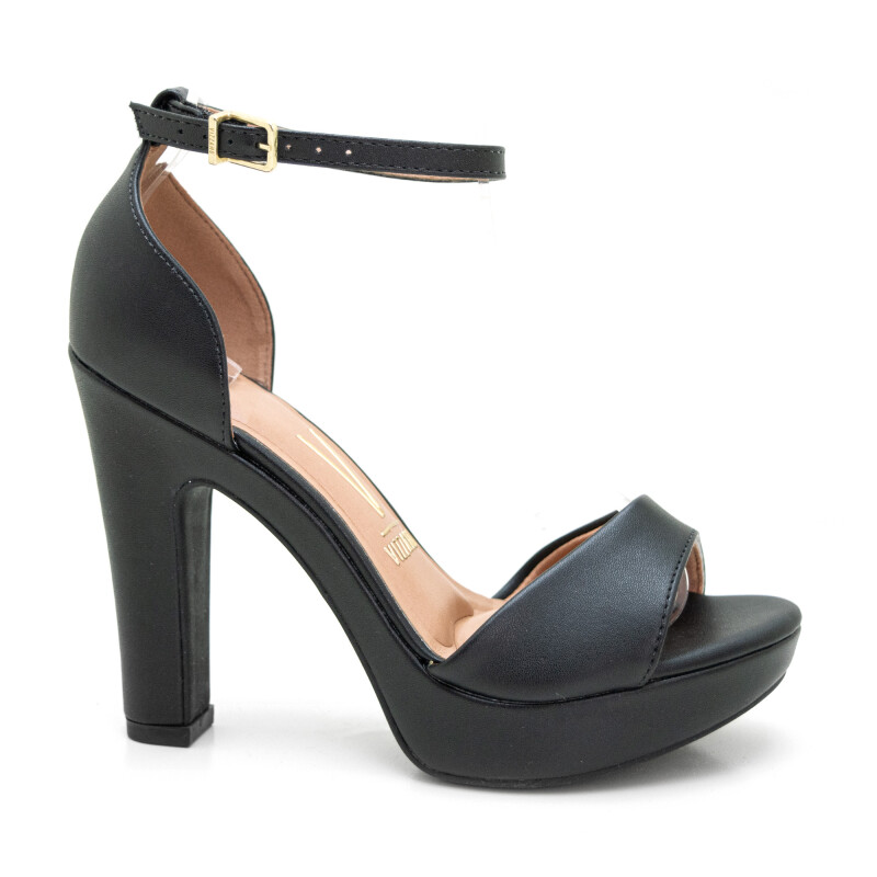 Zapatos Vizzano Sandalia Taco Alto de Mujer - 6292.217-7286 Negro