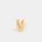 Anillos Medianos y Grandes Con corazón Anillo Grande Con Corazón Bold - Dorado