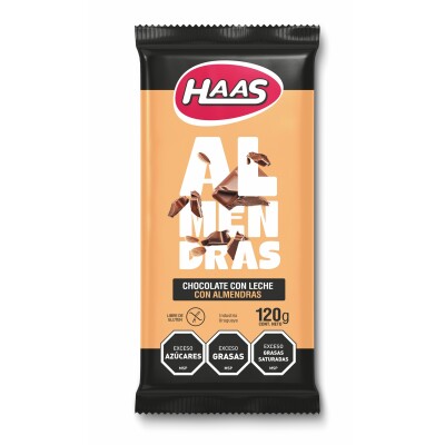 Chocolate Haas Con Almendras 120 Grs. Chocolate Haas Con Almendras 120 Grs.