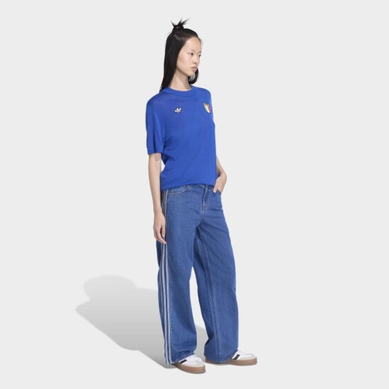 Pantalón Adidas Firebird Denim Azul