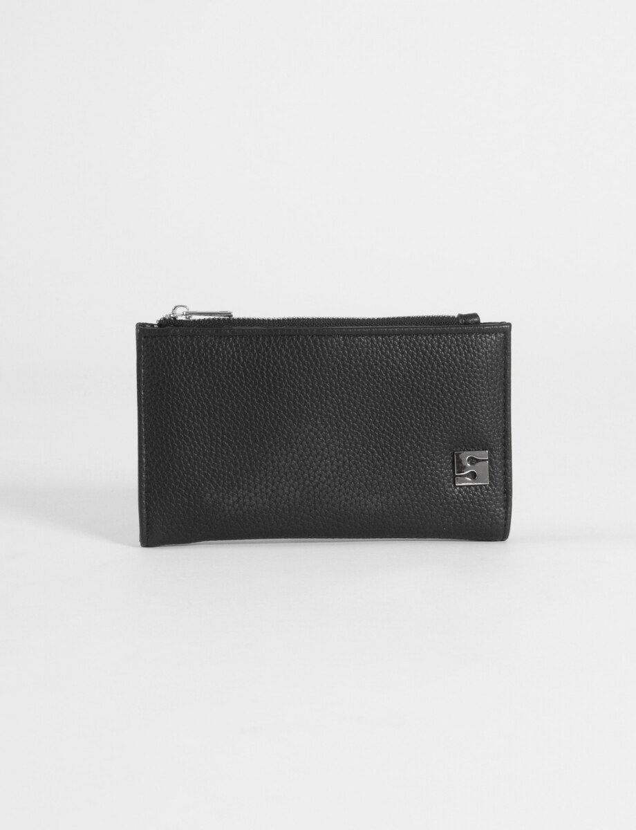 Billetera shinny - negro 