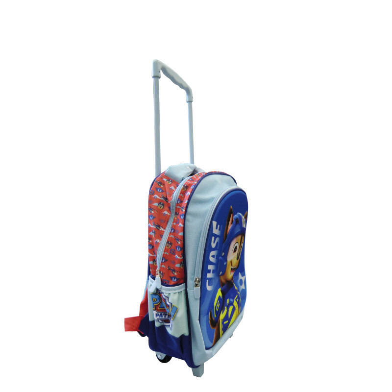 Mochila Disney Paw Patrol con rueditas Azul - Celeste - Rojo
