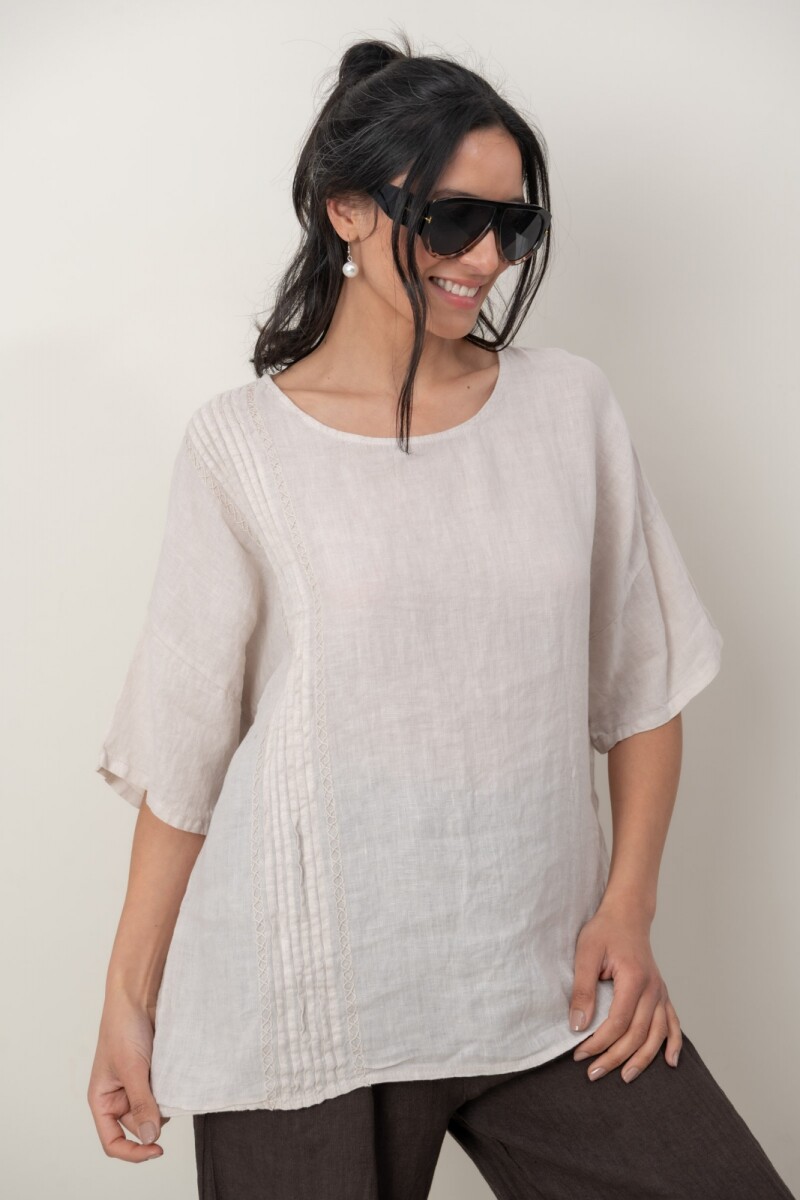 BLUSA PETRA - Crudo 