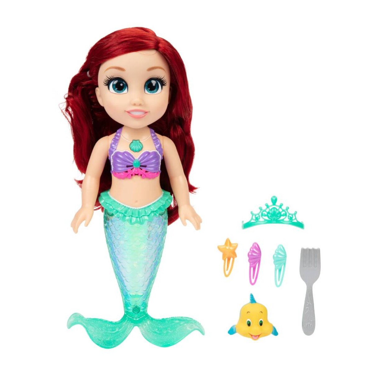 Muñeca Disney Princess - Ariel Brilla y Canta Bajo el Mar 