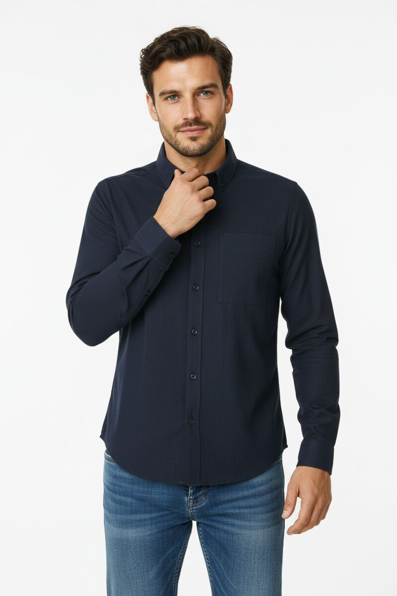 Camisa Evren - Azul Marino 