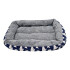 Cucha Cama Colchón Perro Mascota Gato 61 X 40 Rectangular Variante Ballenas