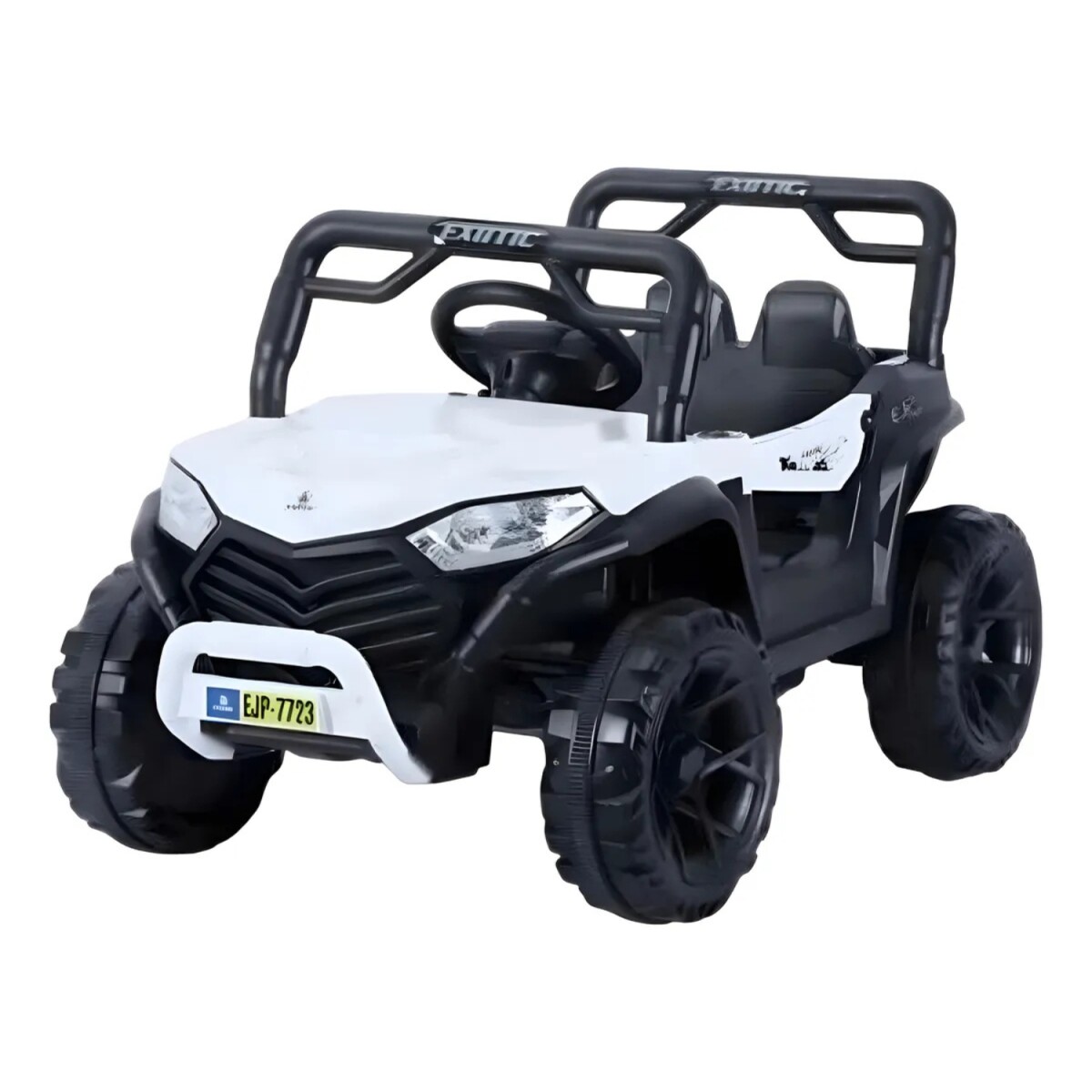 Auto a Batería Lumax 4x4 12V control remoto, USB y Música - Blanco 