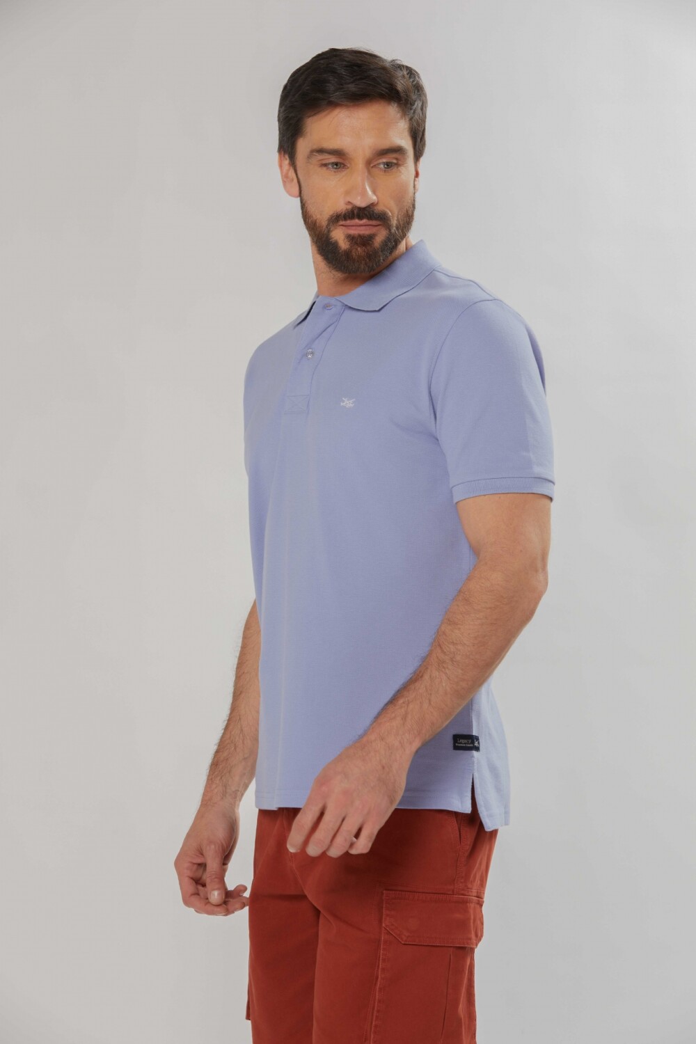 REMERA POLO PIQUÉ Lavanda