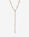 Collares Cortos Metal Collar Corto Eslabon Metálico. - Dorado