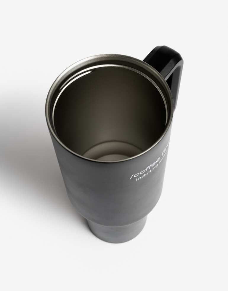 Artículos cocina Vasos Vaso Metálico Coffee First - Negro