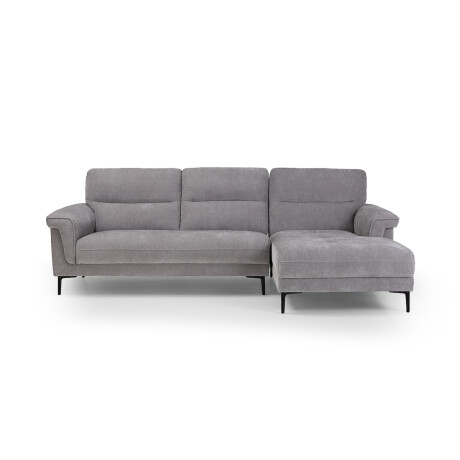 Rinconera Avalon - Tela Microfibra - Chaise Derecho 6686-7 Gris