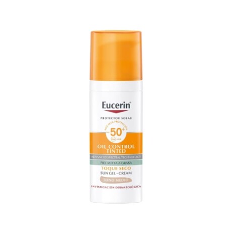 EUCERIN SOLAR FACIAL CREMA TOQUE SECO TONO MEDIO FPS 50 50 ML EUCERIN SOLAR FACIAL CREMA TOQUE SECO TONO MEDIO FPS 50 50 ML