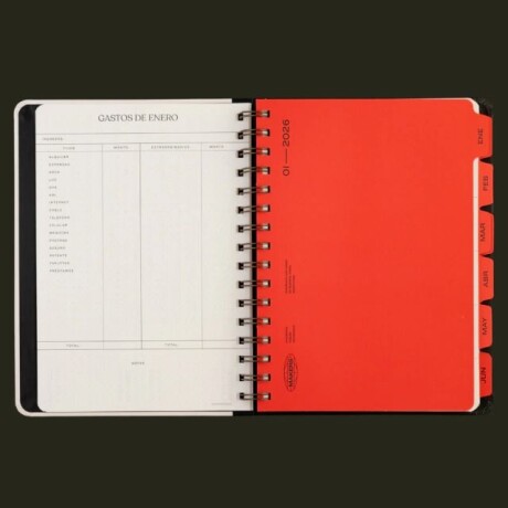AGENDA MONOBLOCK MAKERS A5 SEMANAL ANILLADA 2026 - FUTURO AGENDA MONOBLOCK MAKERS A5 SEMANAL ANILLADA 2026 - FUTURO