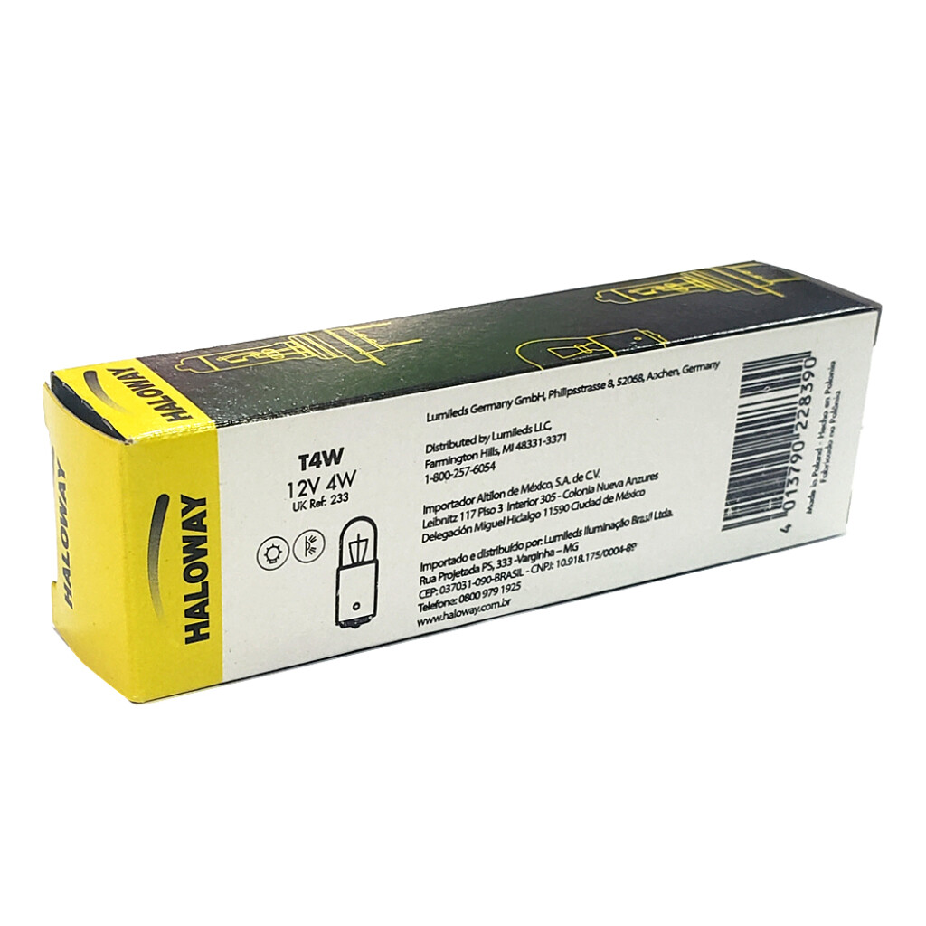 Lámpara T4W 12V