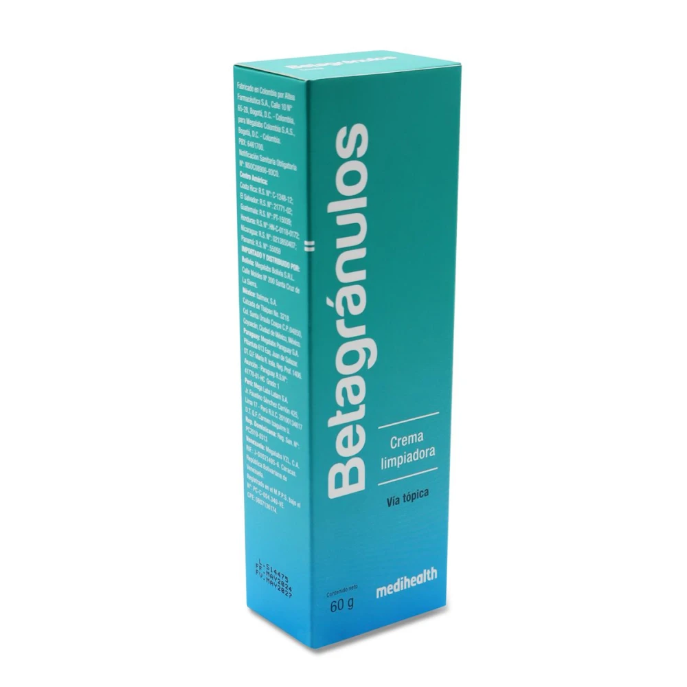 BETAGRANULOS CREMA LIMPIADORA POMO X 60