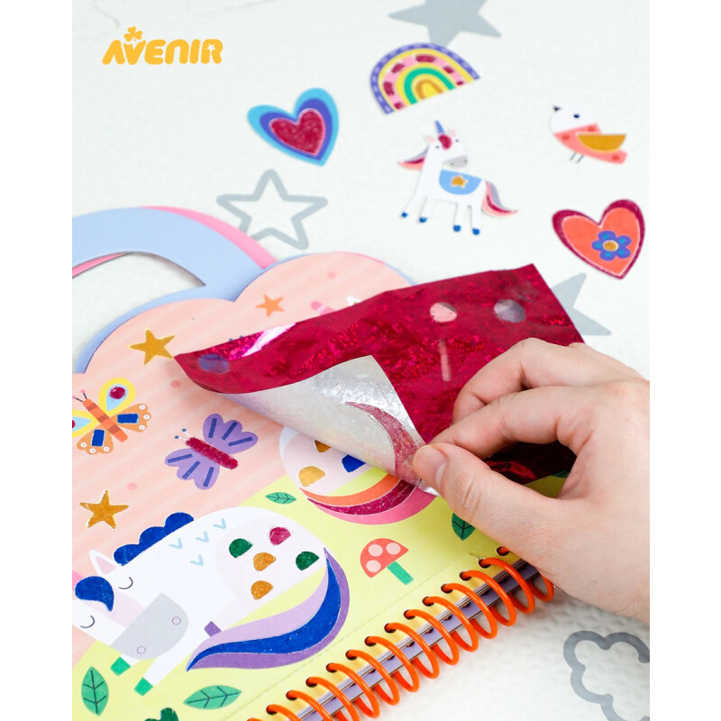 Arte en papel metálico - Unicornio Arte en papel metálico - Unicornio