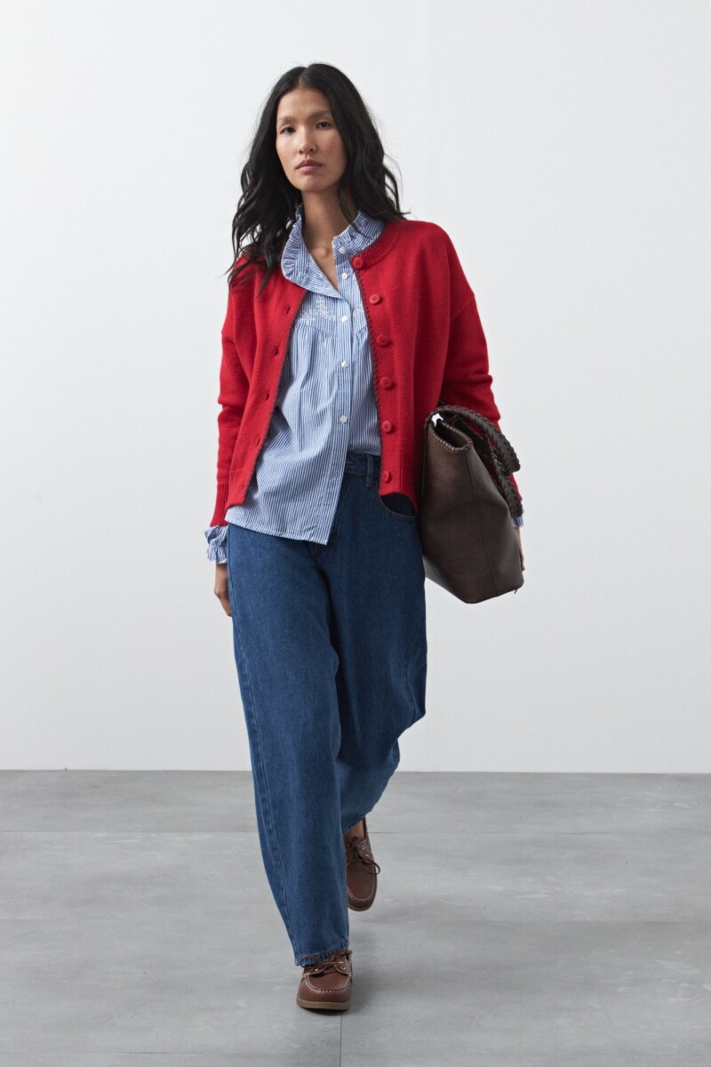 CAMISA FIRA Blanco/Azul